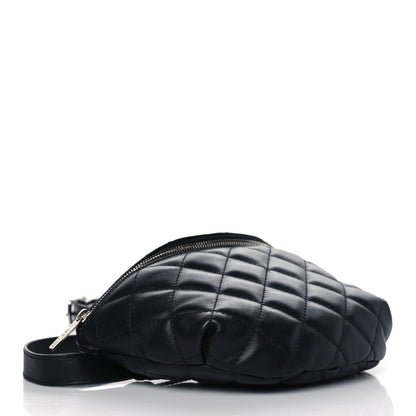 Chanel Calfskin Quilted Waist Belt Bag Black 4 of 10