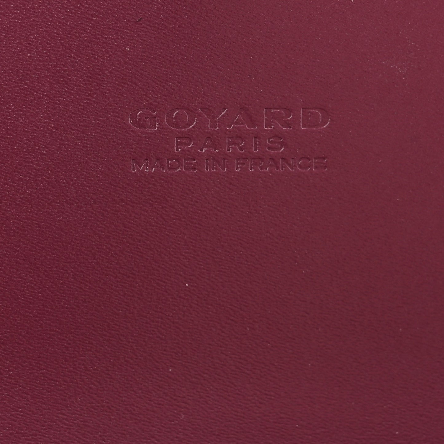 Goyardine Varenne Long Wallet Burgundy