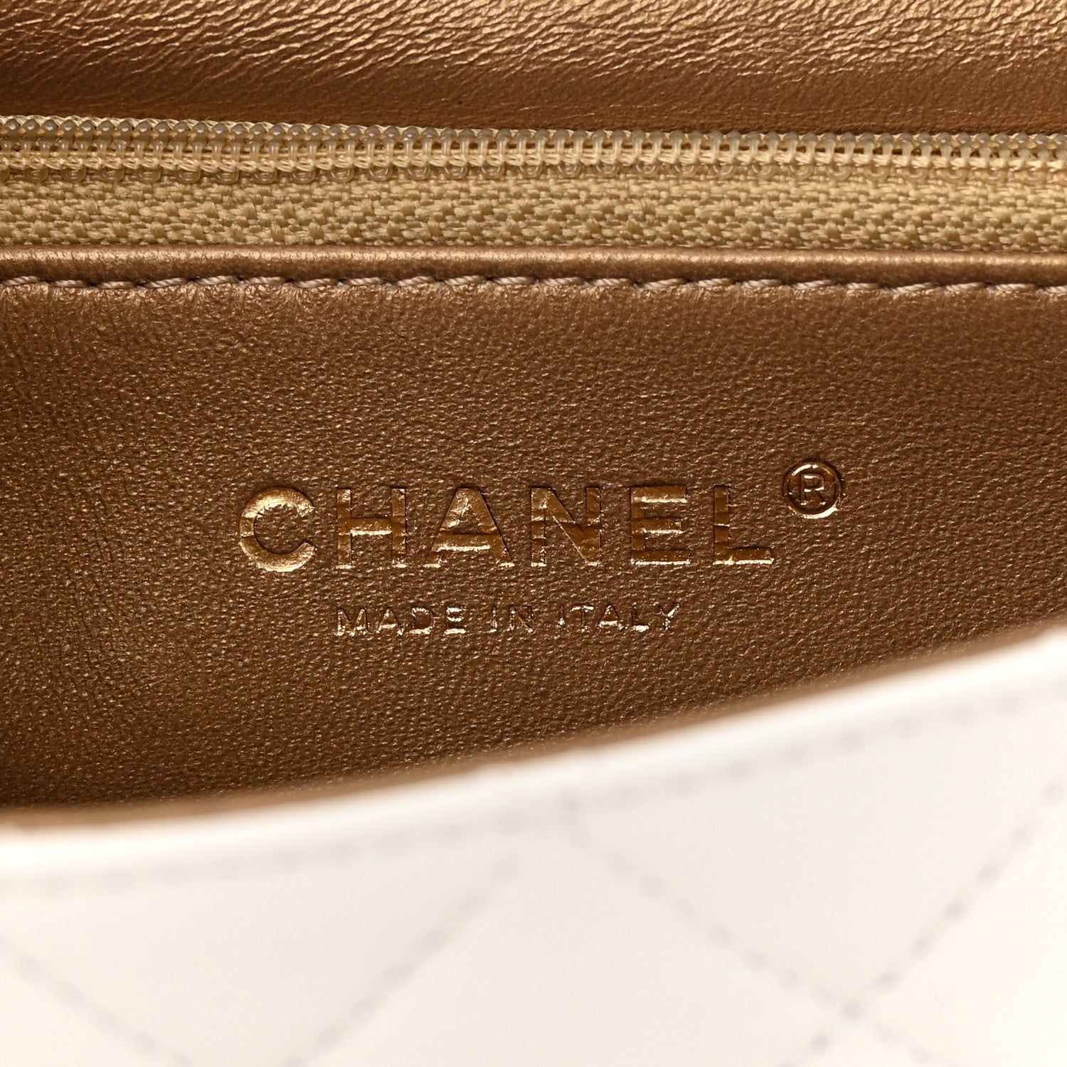 Chanel Lambskin Quilted Small Chic Pearls Flap White 6 of 11