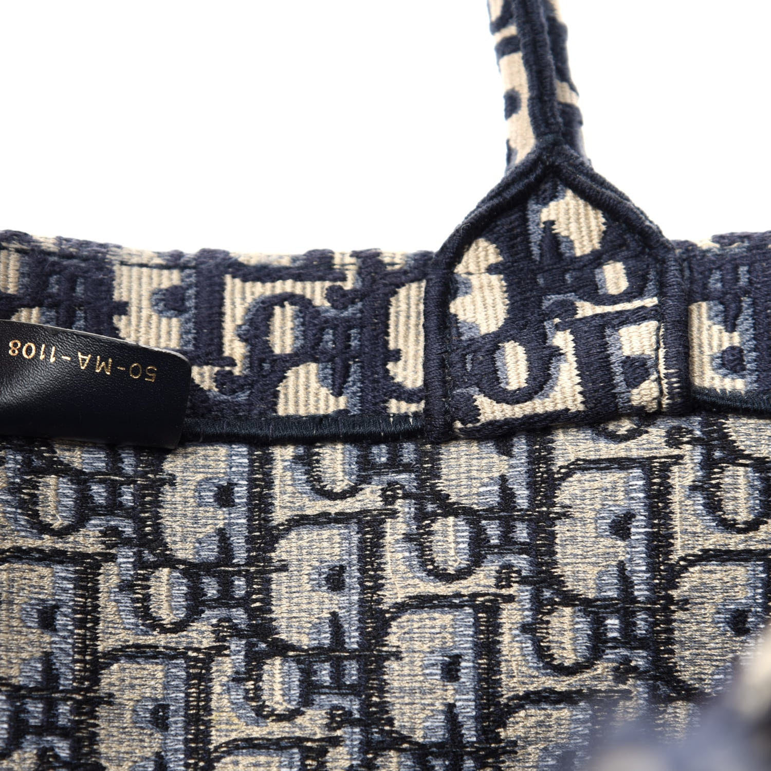 Christian Dior Oblique Book Tote Blue Multicolor 9 of 10