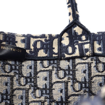 Christian Dior Oblique Book Tote Blue Multicolor 9 of 10