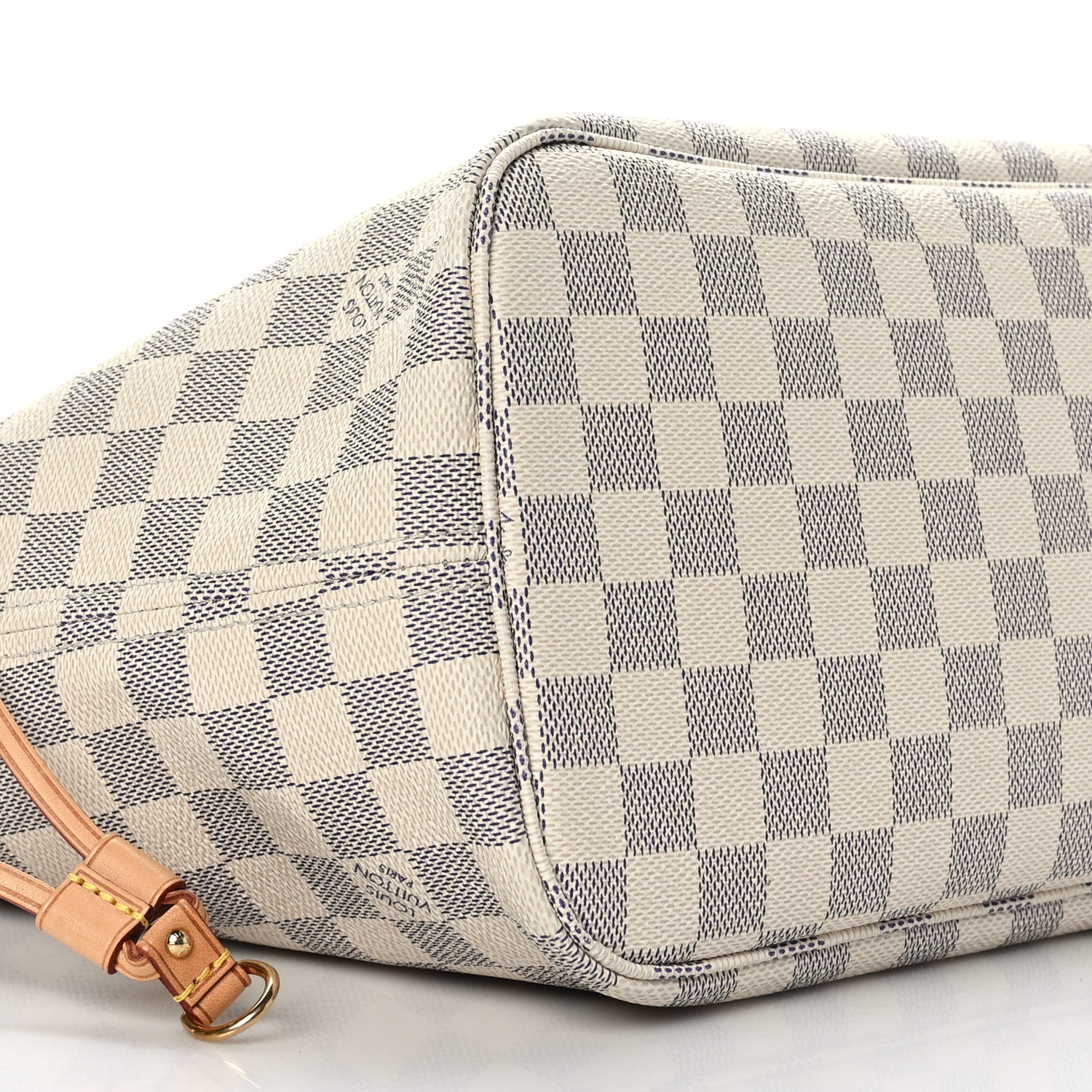 Louis Vuitton Damier Azur Neo Neverfull MM Rose Ballerine 9 of 10