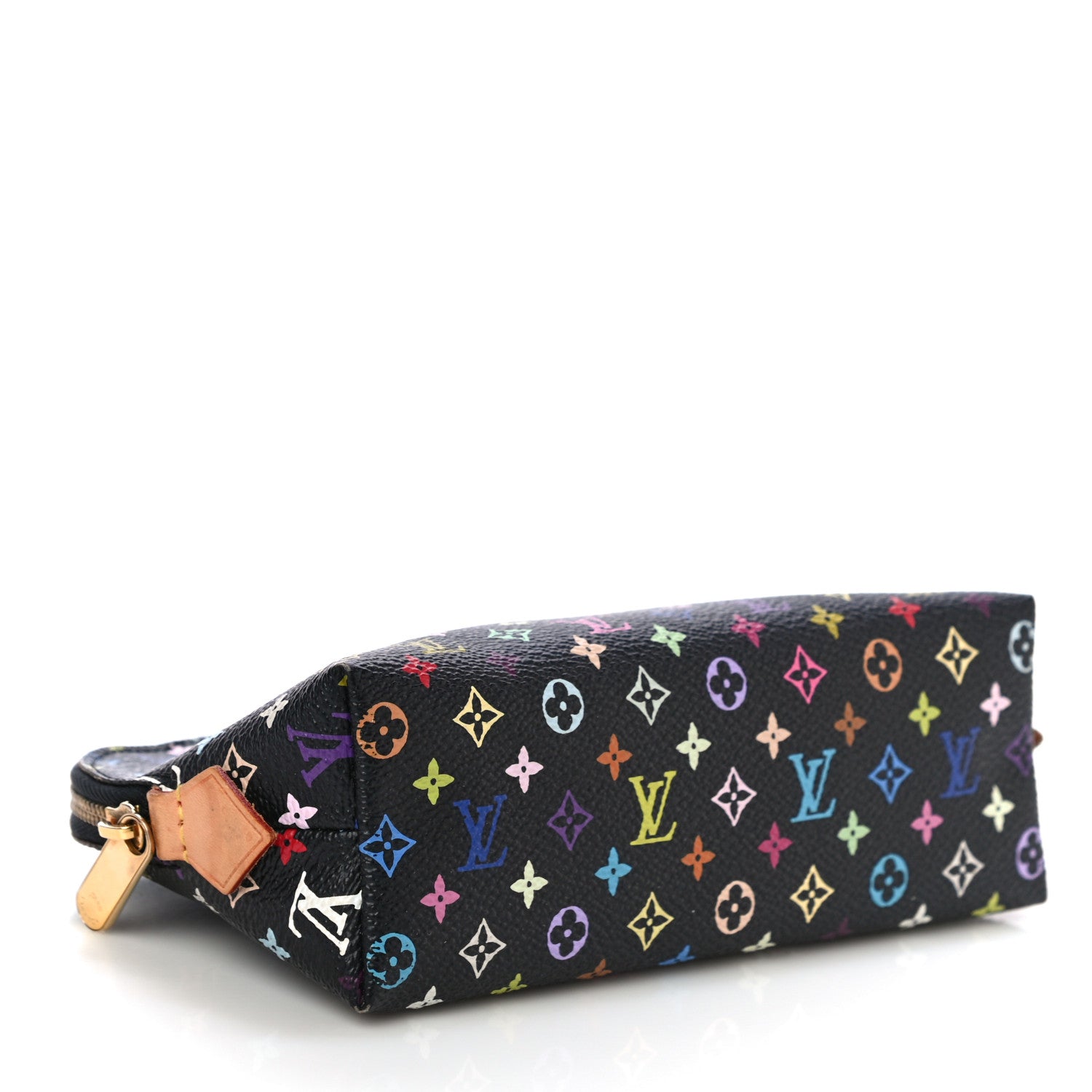 Louis Vuitton Monogram Multicolor Cosmetic Pouch Black Grenade 4 of 18