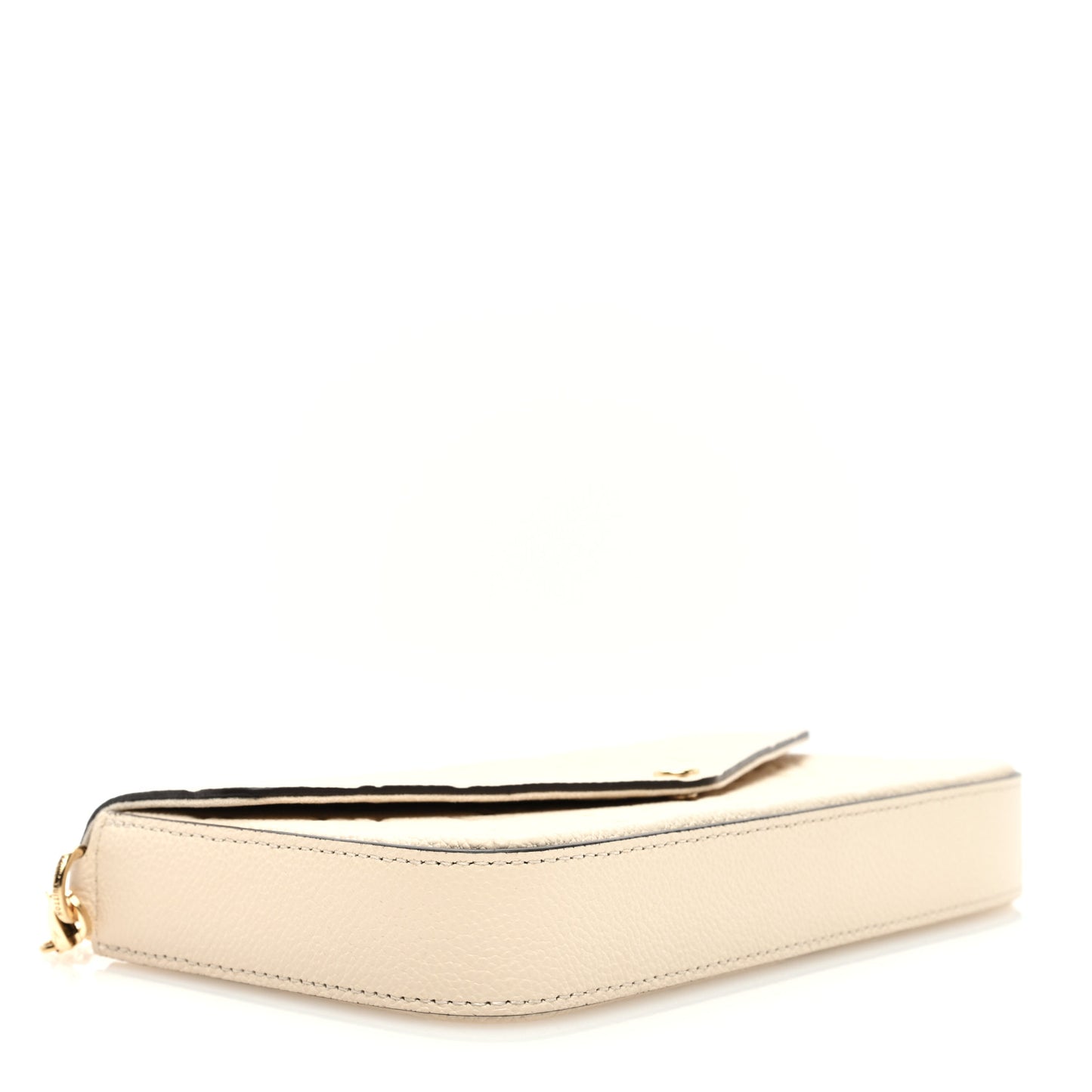 Empreinte Pochette Felicie Chain Wallet Cream