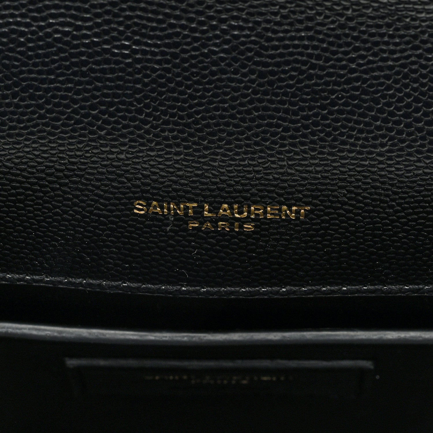 Saint Laurent Grain De Poudre Textured Mixed Matelasse Triquilt Medium Monogram Satchel Black 6 of 10