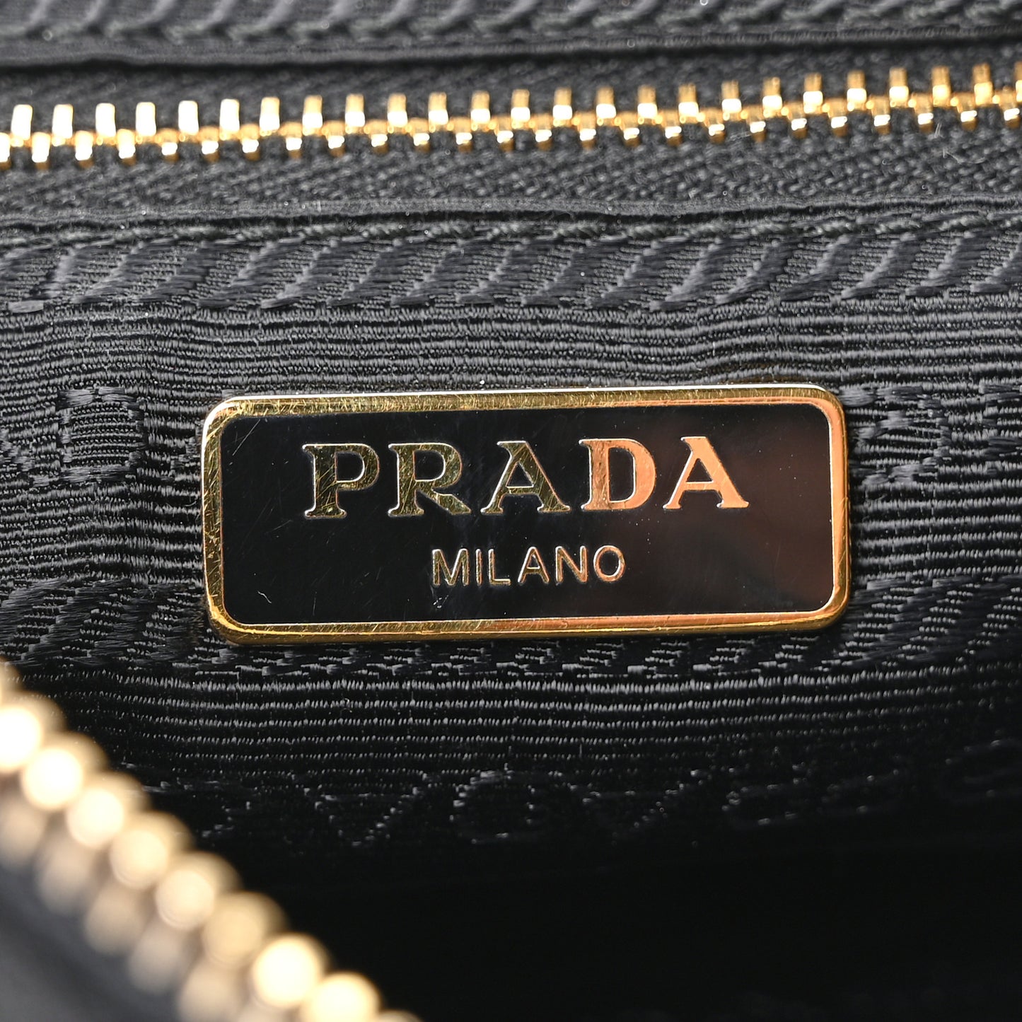 Tessuto Nylon Saffiano Crossbody Bag Black
