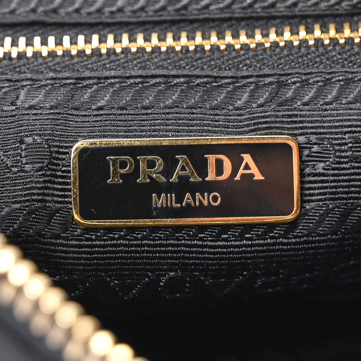 Prada Tessuto Nylon Saffiano Crossbody Bag Black 6 of 11