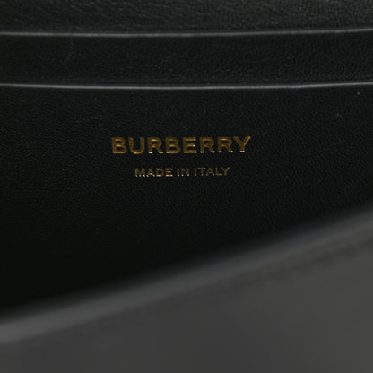 Burberry Calfskin Leopard Small Grace Bag Black 5 of 10