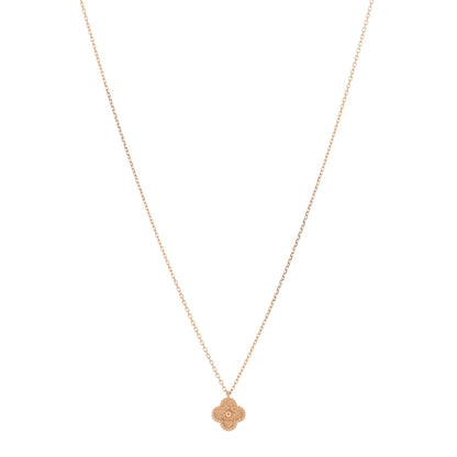 Van Cleef & Arpels 18K Rose Gold Sweet Alhambra Pendant Necklace 1 of 4