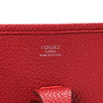 Hermes Taurillon Clemence Evelyne III PM Rubis 6 of 13