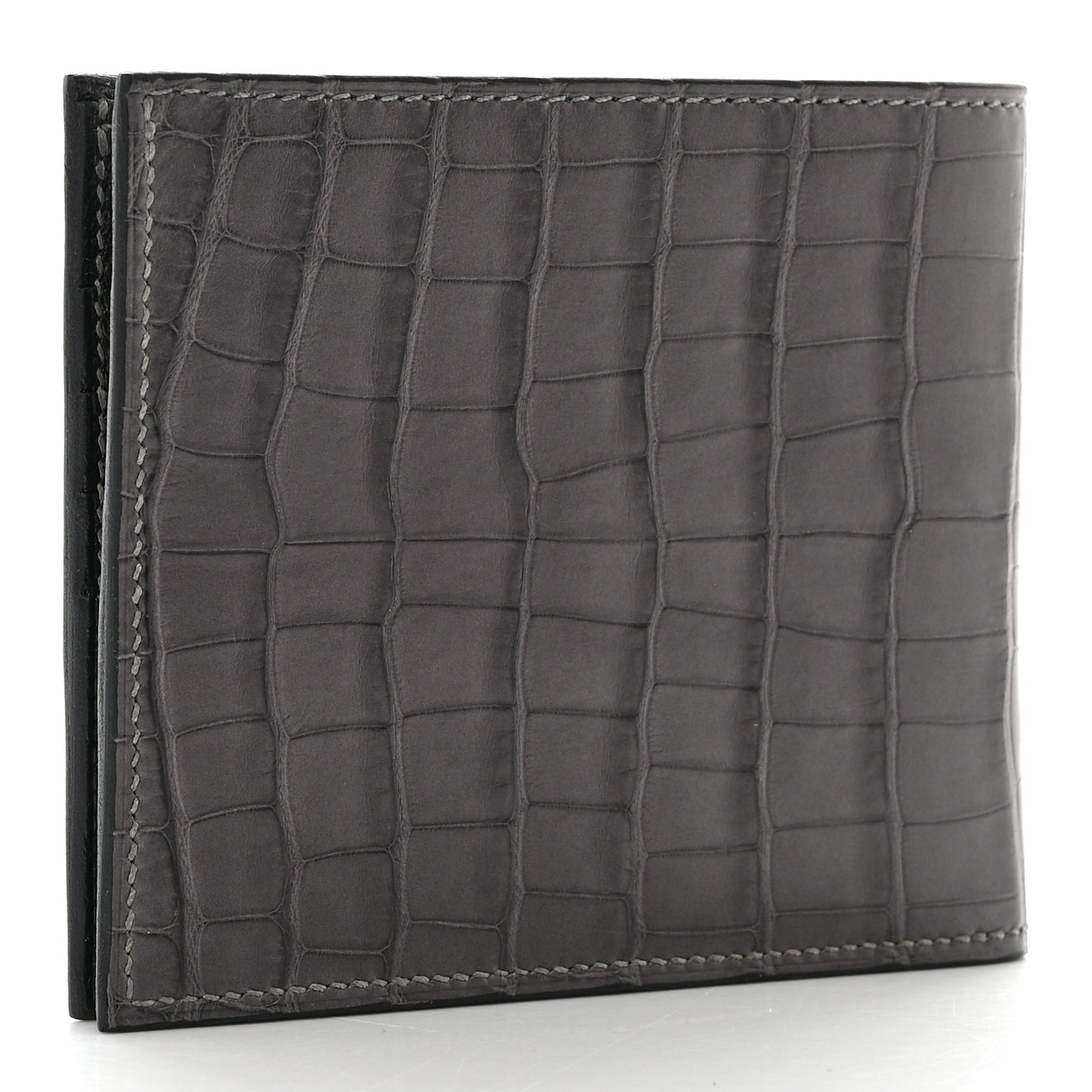 Matte Alligator MC2 Copernic Compact Wallet Graphite