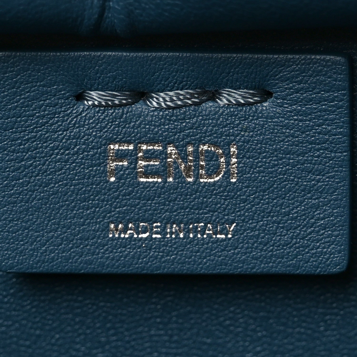 Fendi Vitello Dolce Century Petite 3Jours Tote Pavone 5 of 9