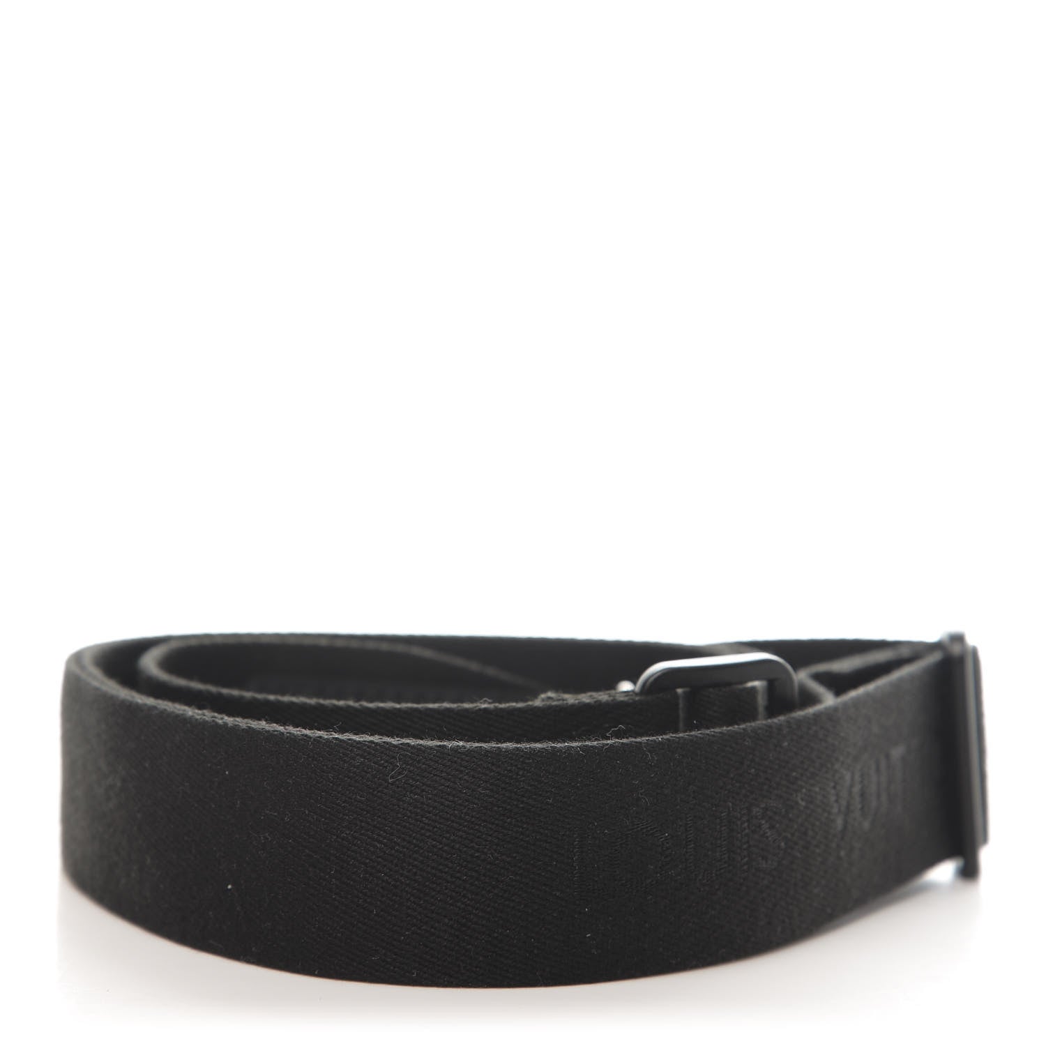 Louis Vuitton Canvas Adjustable Shoulder Strap Black 2 of 3