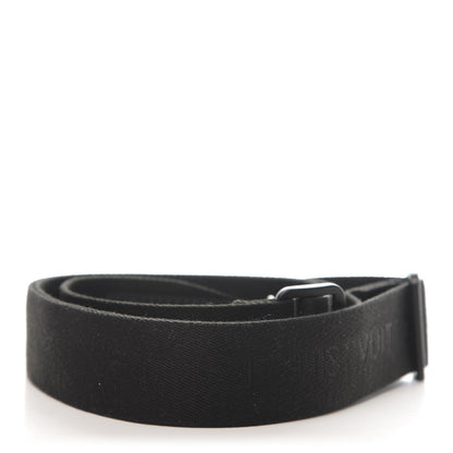 Louis Vuitton Canvas Adjustable Shoulder Strap Black 2 of 3