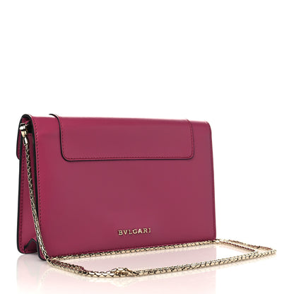 Bulgari Calfskin Serpenti Forever Crossbody Bag Plum 3 of 7