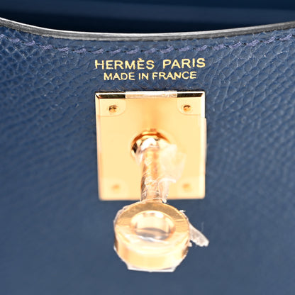 Hermes Epsom Mini Kelly Sellier 20 Bleu Navy 6 of 12