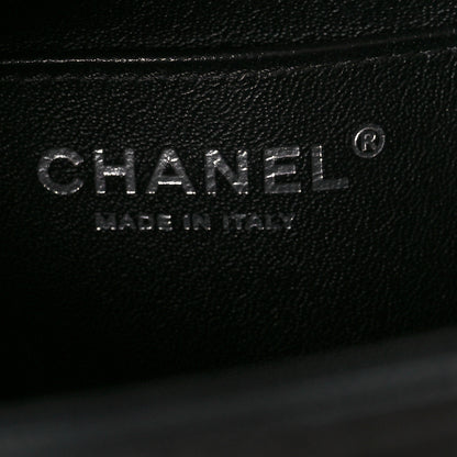Chanel Calfskin Quilted Large Rock My Shoulder Flap Black 6 of 10
