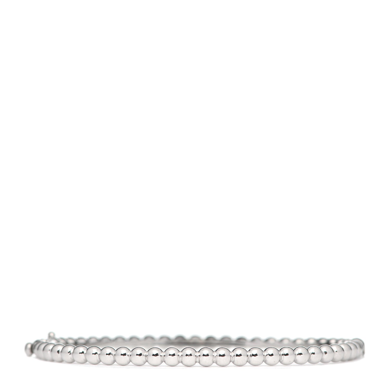 Van Cleef & Arpels 18K White Gold Perlee Pearls of Gold Bracelet M 3 of 4