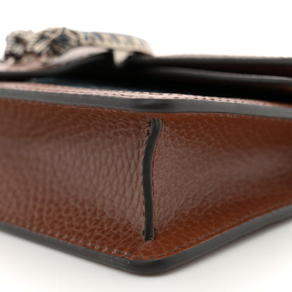 Gucci New Denim GG Monogram Dollar Calfskin Enamel Super Mini Dionysus Shoulder Bag Blue Tea Cuir Epilog Electric Blue 9 of 10