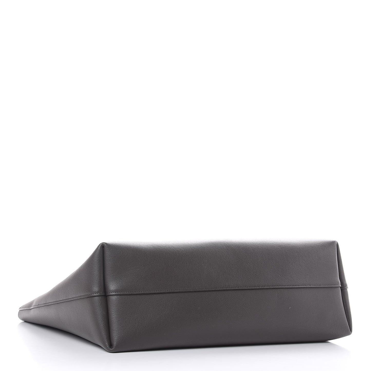 Calfskin Large Shopping Tote Asphalt