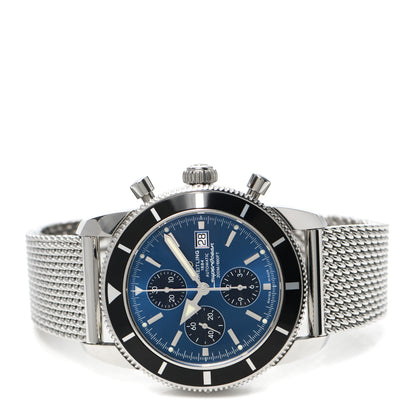 Breitling Stainless Steel 45mm Superocean Heritage II Chronograph Automatic Watch Blue A1332024 2 of 6