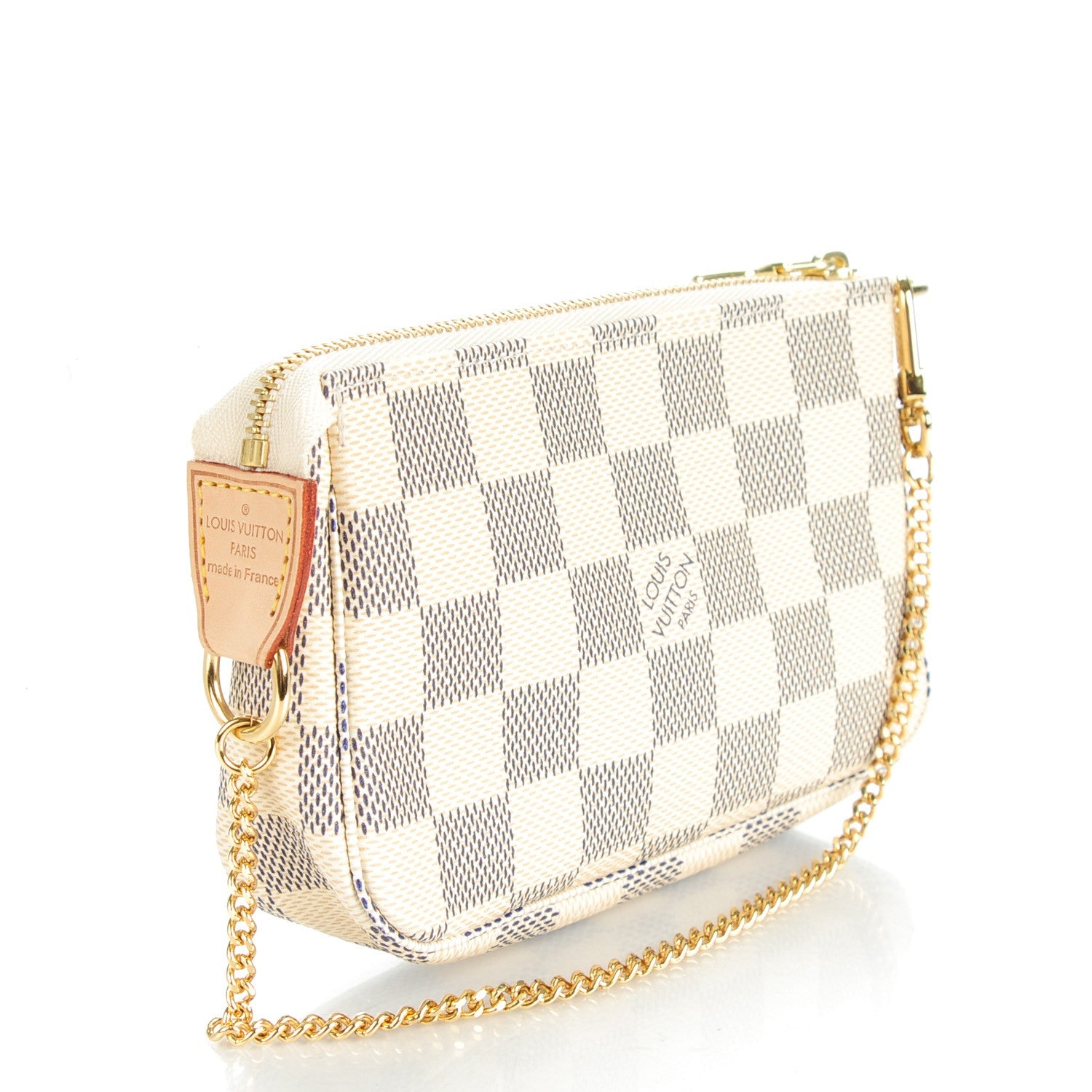 Louis Vuitton Damier Azur Mini Pochette Accessories 3 of 7