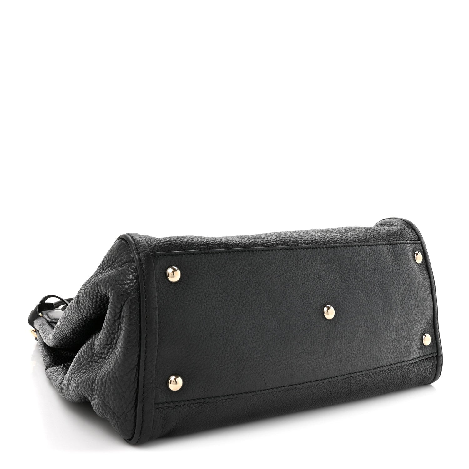 Gucci Pebbled Calfskin Medium Soho Shoulder Bag Black 4 of 10