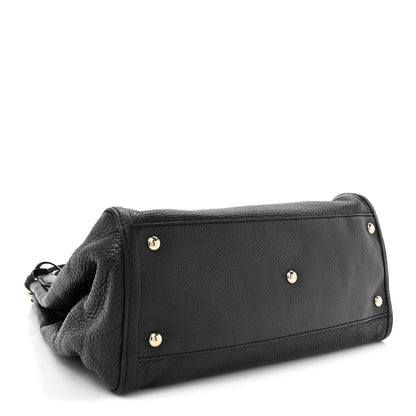 Gucci Pebbled Calfskin Medium Soho Shoulder Bag Black 4 of 10