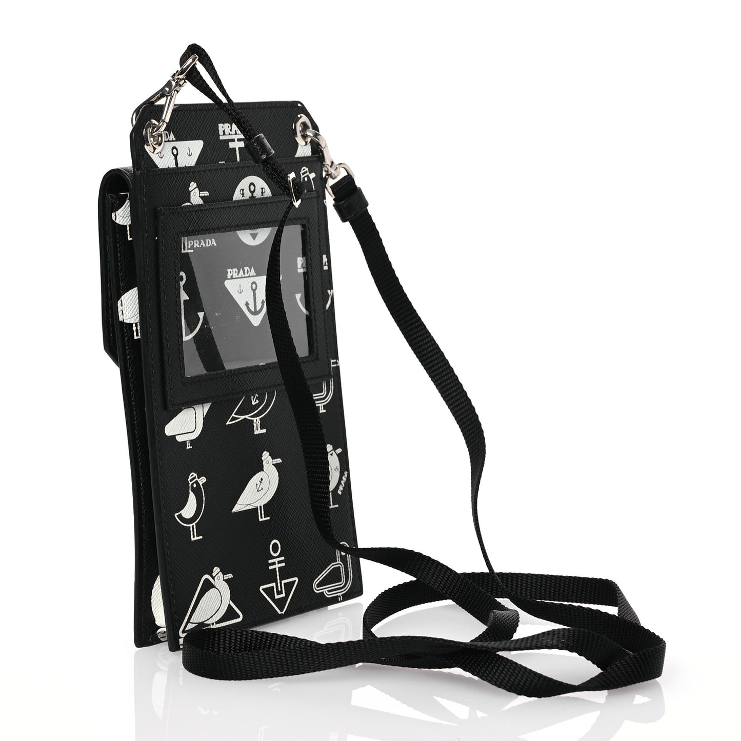 Saffiano Seagull Smartphone Case Black
