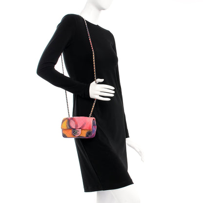 Chanel Lambskin Quilted Extra Mini Flower Power Flap Multicolor 4 of 15