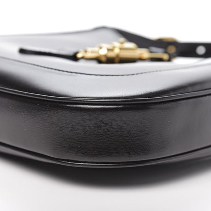 Gucci Boarded Dyana Lux Calfskin Small Jackie 1961 Hobo Black 9 of 11