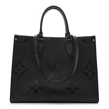 Louis Vuitton Empreinte Monogram Giant OnTheGo MM Black 1 of 9