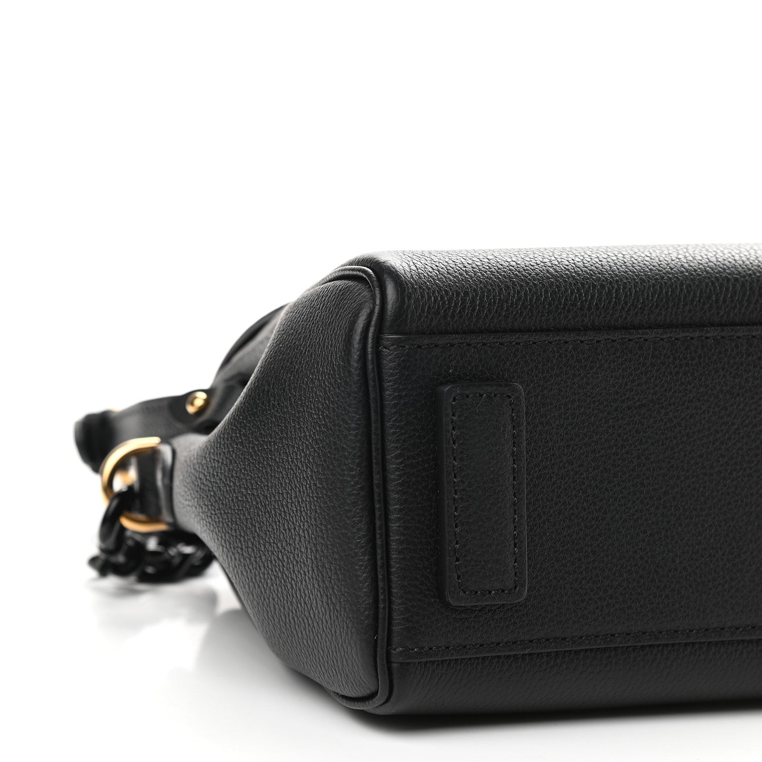 Versace Grained Calfskin Small La Medusa Top Handle Bag Black Lilac 7 of 9
