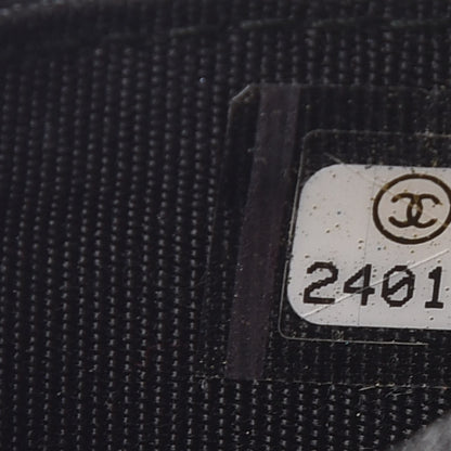 Chanel Crumpled Calfskin Quilted Card Holder So Black 8 of 9