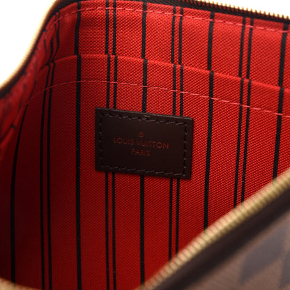 Louis Vuitton Damier Ebene Neverfull MM GM Pochette 8 of 10