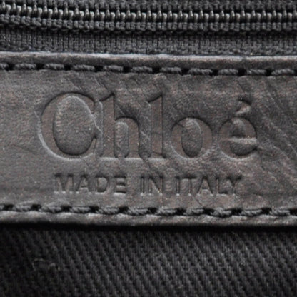 Chloe Python Silverado Shoulder Bag Black 7 of 10