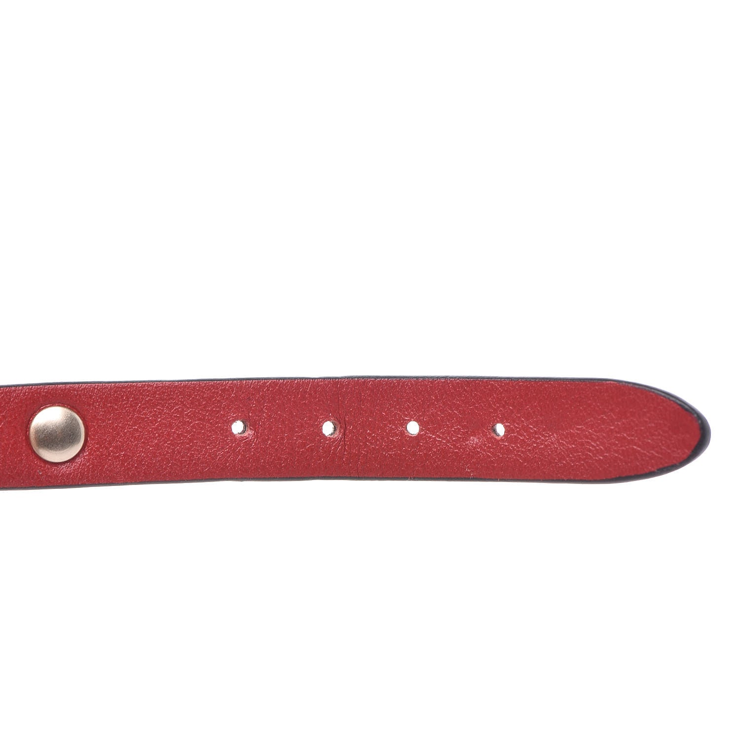 Valentino Garavani Vitello Rockstud Bracelet Red 5 of 5