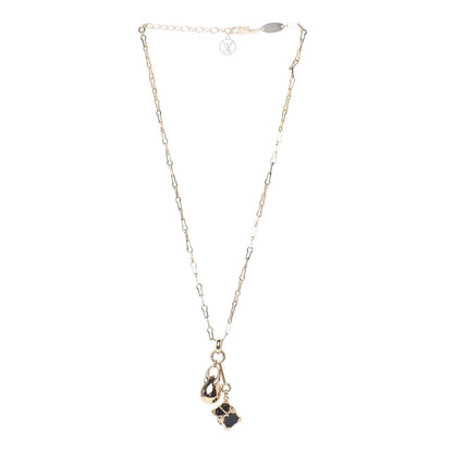 Louis Vuitton Minigram Necklace Gold 3 of 8