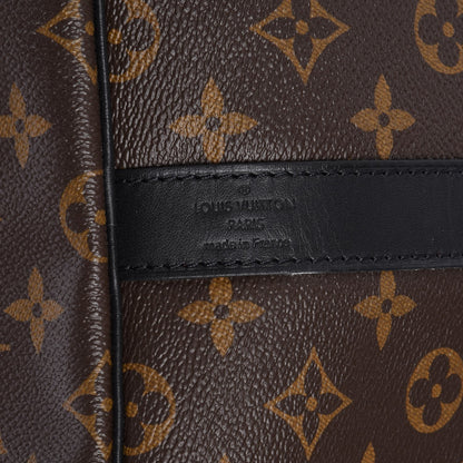 Louis Vuitton Monogram Macassar Keepall Bandouliere 55 8 of 8