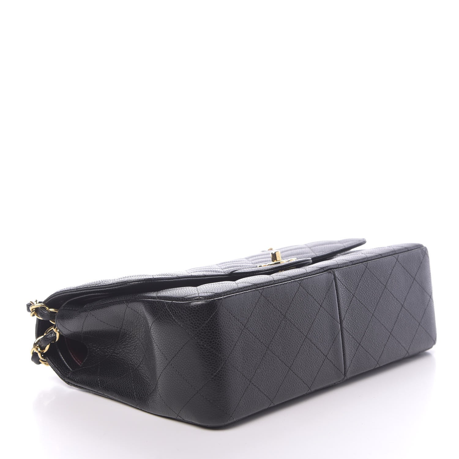 Chanel Caviar Quilted Jumbo Double Flap Black 4 of 10