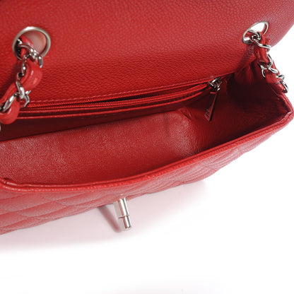 Chanel Caviar Quilted Mini Flap Red 6 of 9