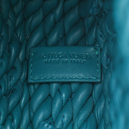 Bottega Veneta Lambskin Torchon Tasseled Twisted Shoulder Bag Blaster 7 of 10