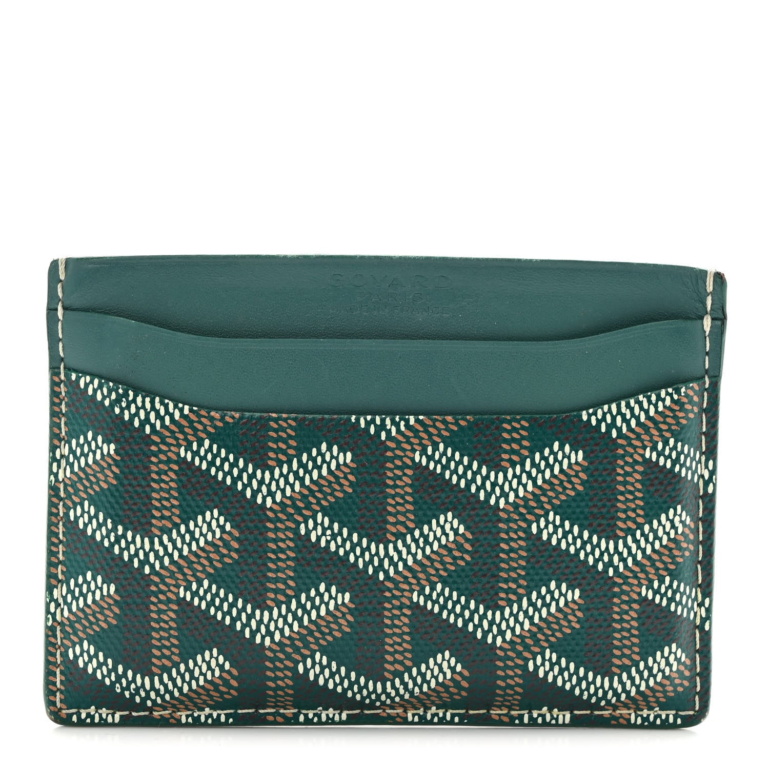 Goyard Goyardine Saint Sulpice Card Holder Green 1 of 7