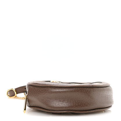 Gucci GG Supreme Monogram Web Mini Ophidia Round Backpack Brown 4 of 10