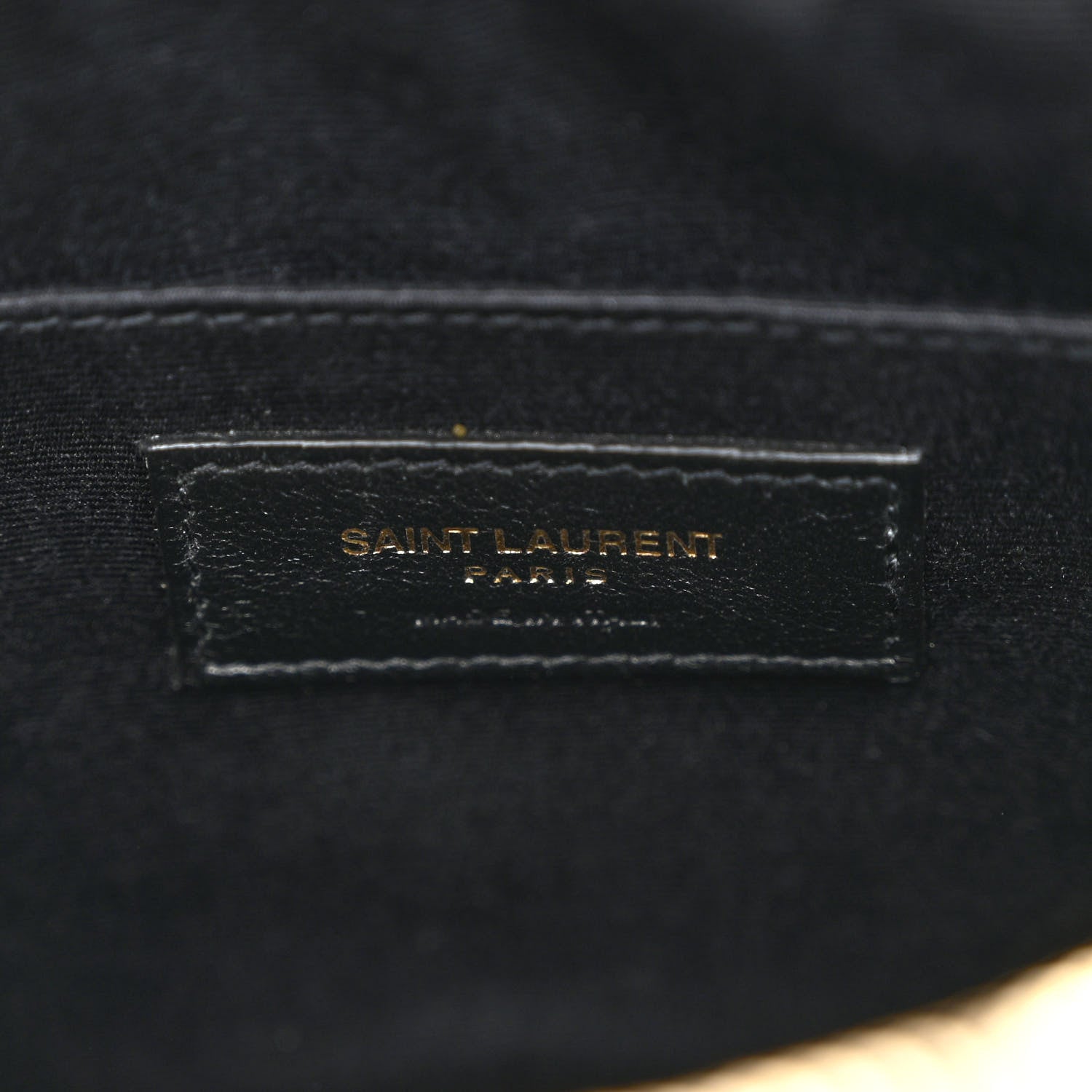 Saint Laurent Calfskin Matelasse Monogram Lou Camera Bag Dark Latte 6 of 13