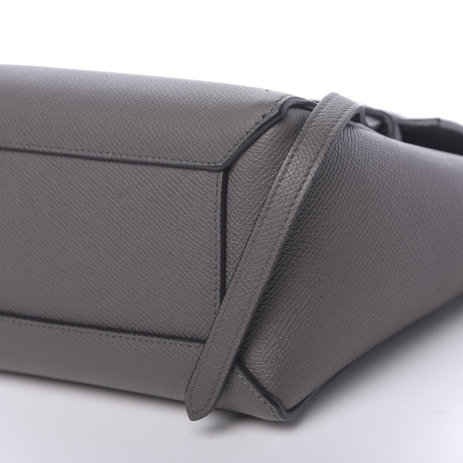 Celine Grained Calfskin Nano Belt Bag Grey 9 of 10