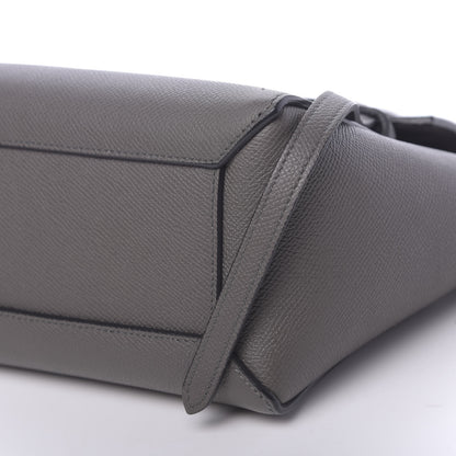 Celine Grained Calfskin Nano Belt Bag Grey 9 of 10