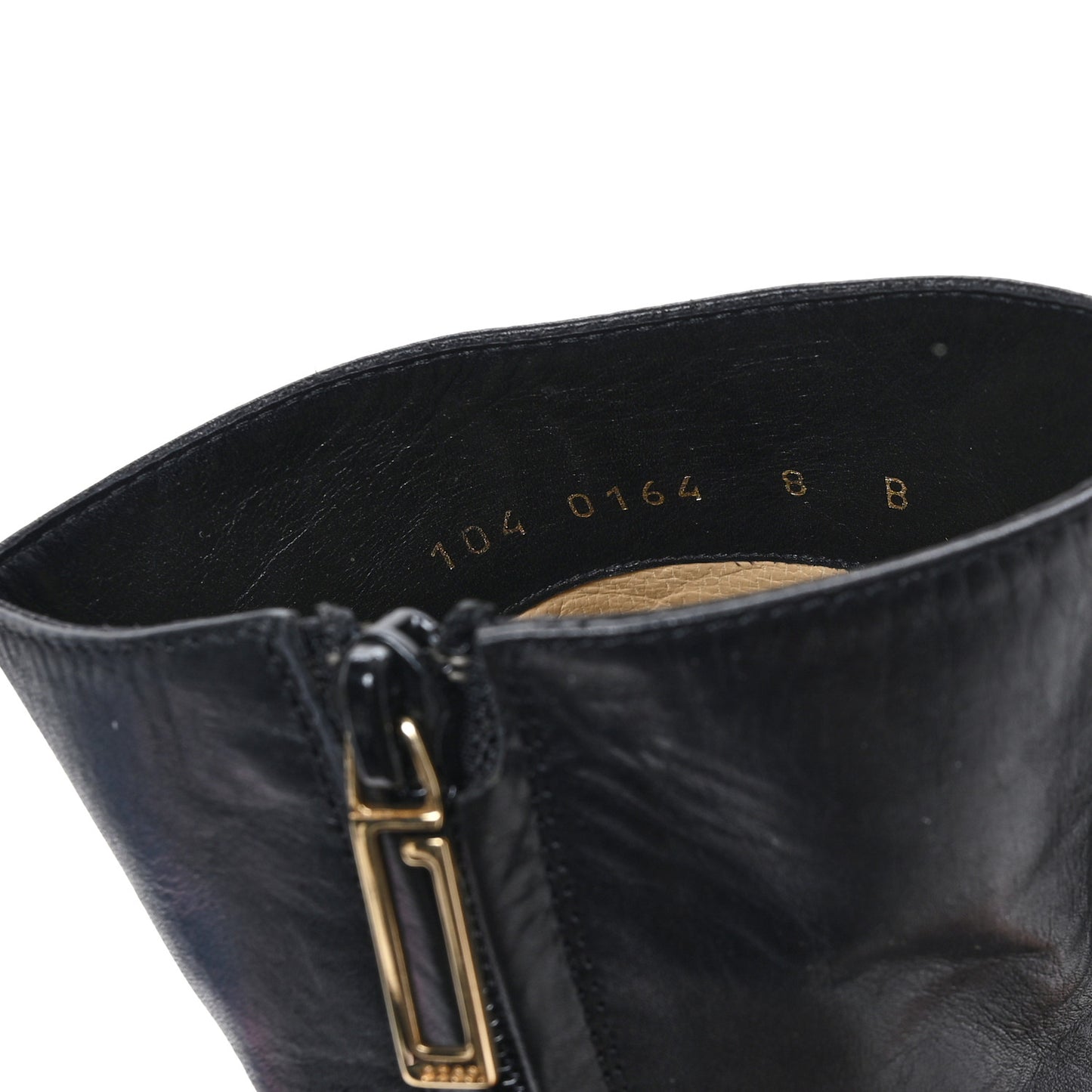 Calfskin Ankle Booties 8 Black