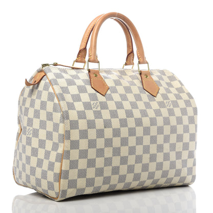 Louis Vuitton Damier Azur Speedy 30 3 of 12