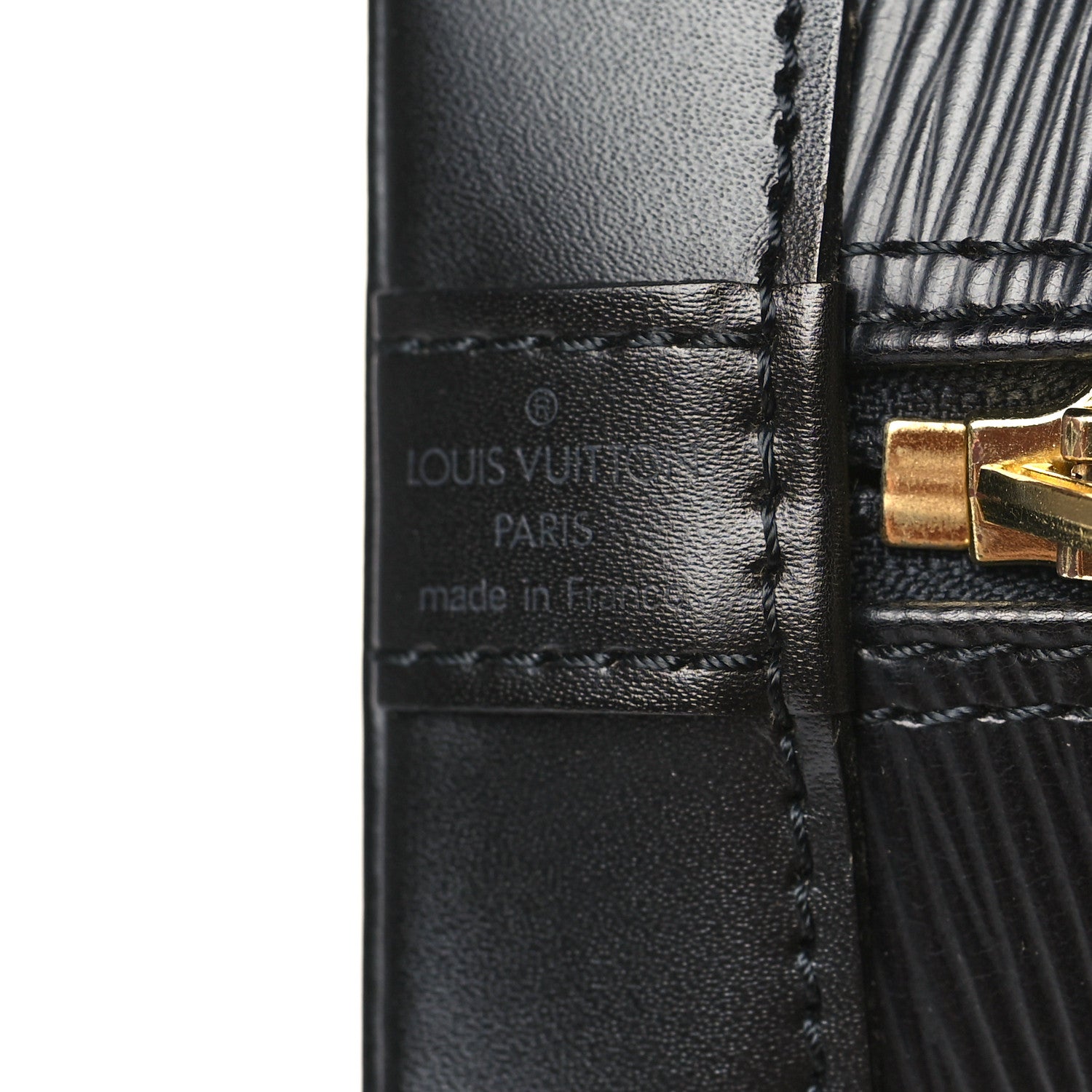 Louis Vuitton Epi Alma PM Black 6 of 8